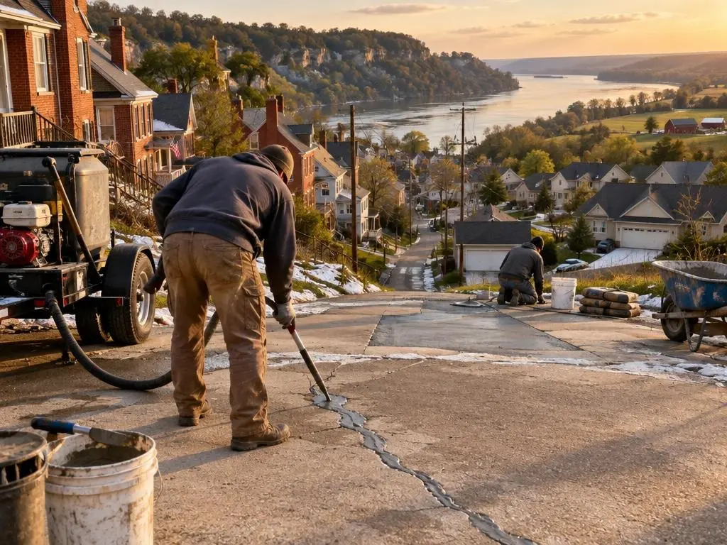 Concrete Crack & Floor Repair in Dubuque, IA