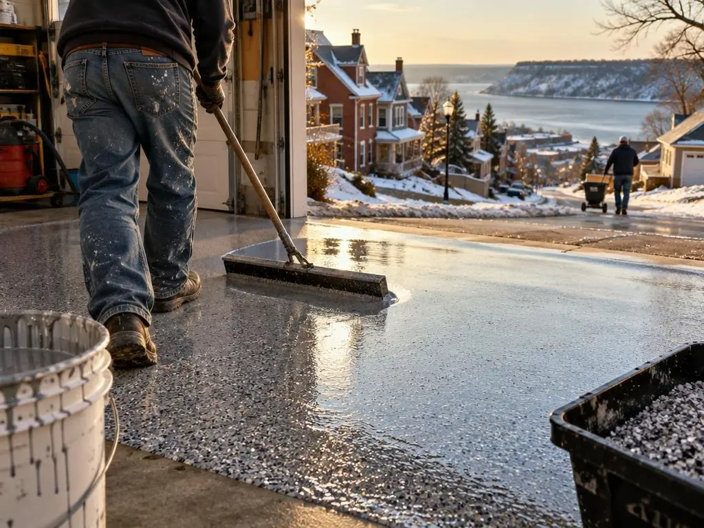 Garage Floor Epoxy in Dubuque, IA